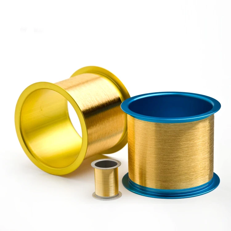 0.018" diameter x 5" long Pure gold wire: 99.99% Au 0.5mm 