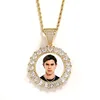 Gold big diamond (diameter 40mm) +60cm twist chain