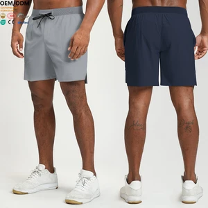 XW-EDK5085 High Quality Workout Casual Athletic Solid Color Pockets Moisture Wicking Activewear Running Gym Shorts for Men