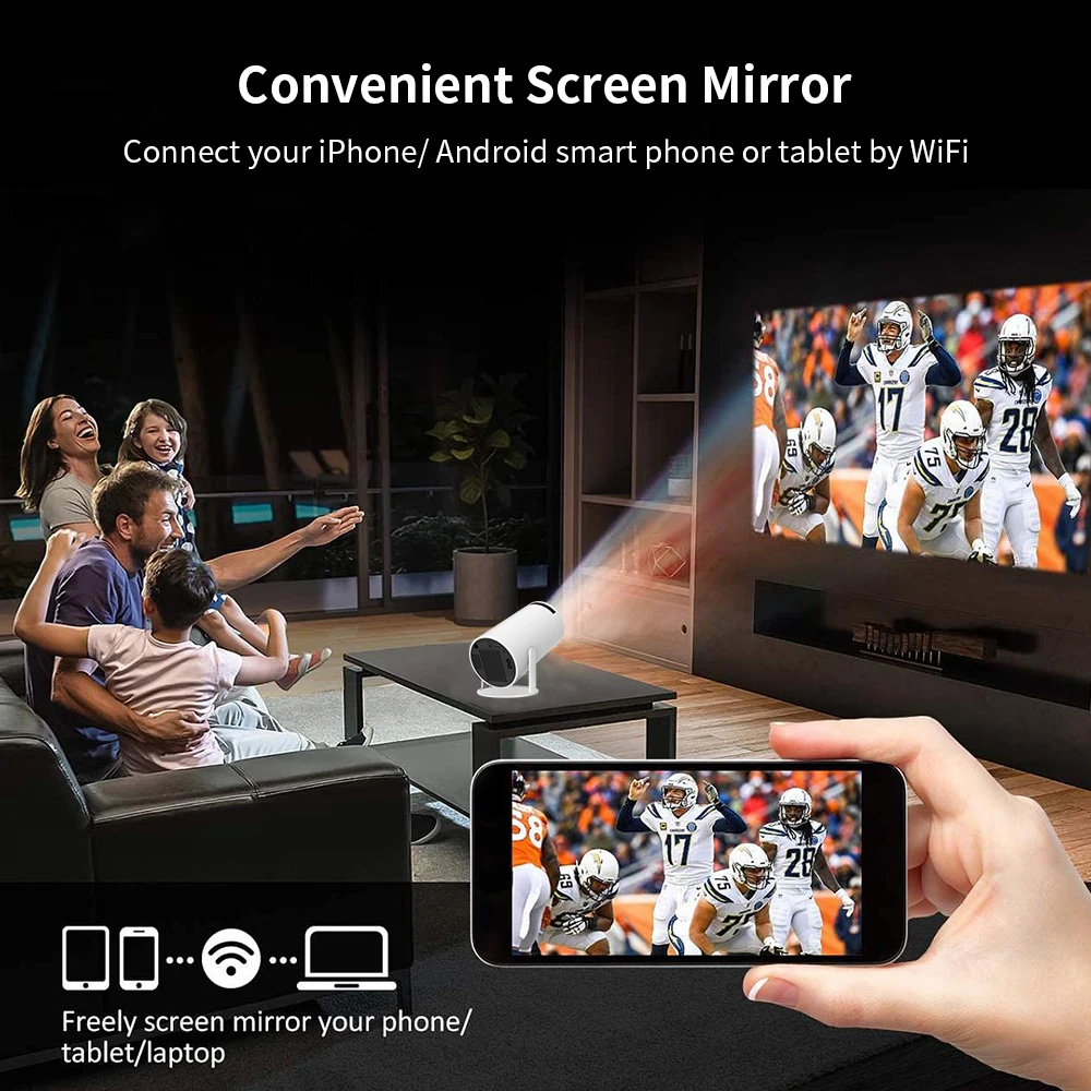 2024 New Design RUIZU P10 Cheapest Best Mini Lcd Projectors Full With Android Home Video Hd Portable Projector