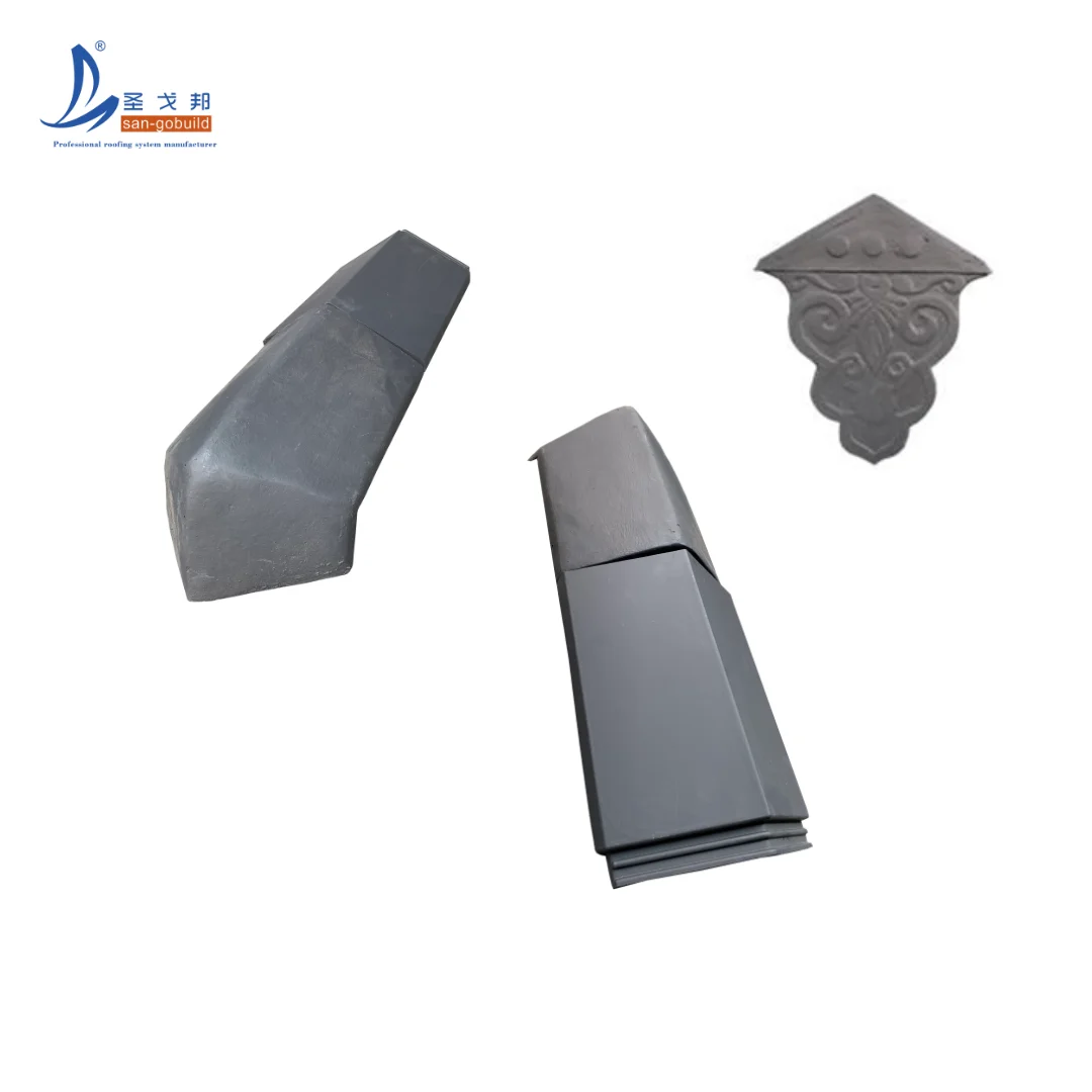 Traditional Chinese Architecture Pagoda Roofs Curved Eaves Decorative Roof Tiles