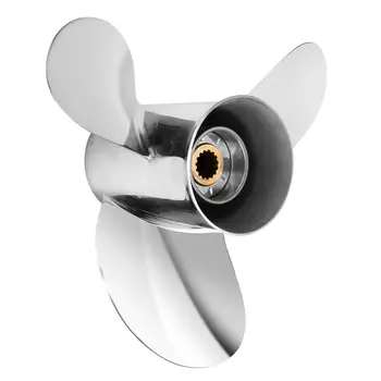 Wholesale Outboard Boat Propeller 3 Blade Marine Propellers 13 1/2X15 Boat Propeller for Yamaha Marine Gasoline Engine 50-130hp