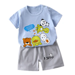 Kids Clothing Baby Clothes Top Pants Summer Short Boy Clothing Set
