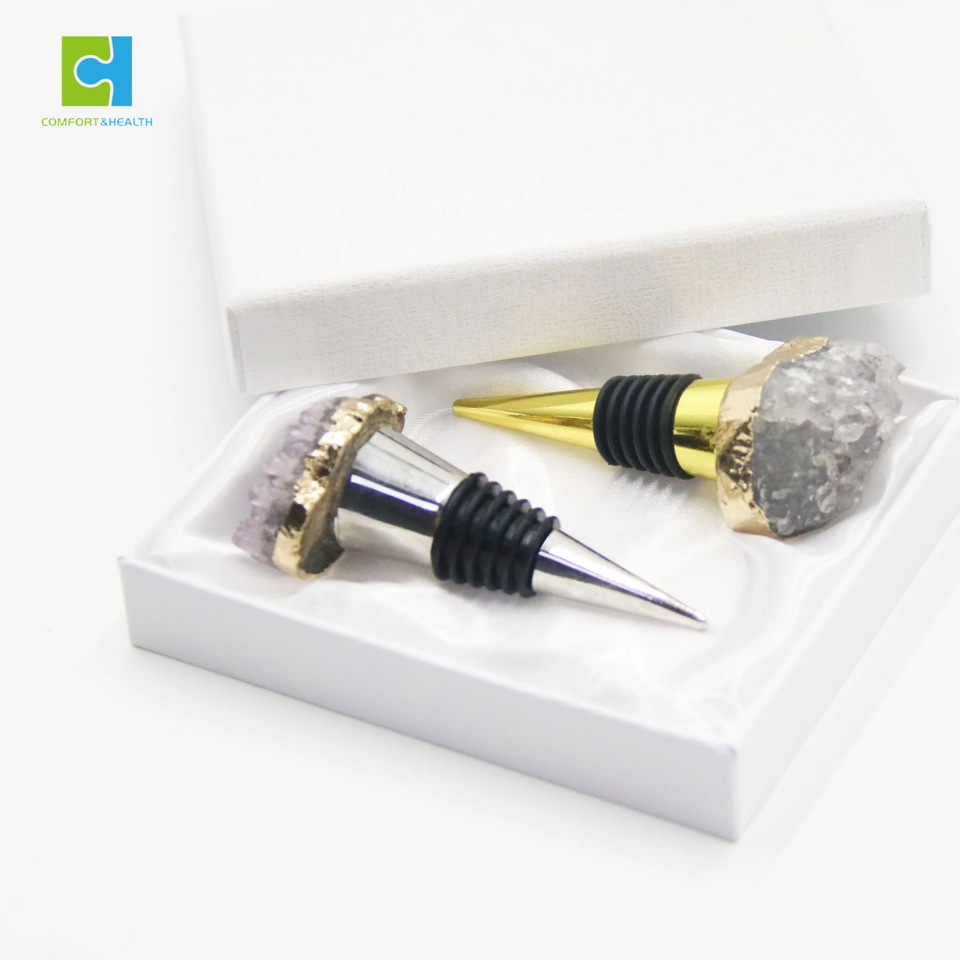 Custom Gemstone Crystal Wine Bottle Stopper Stoppers Buy Custom