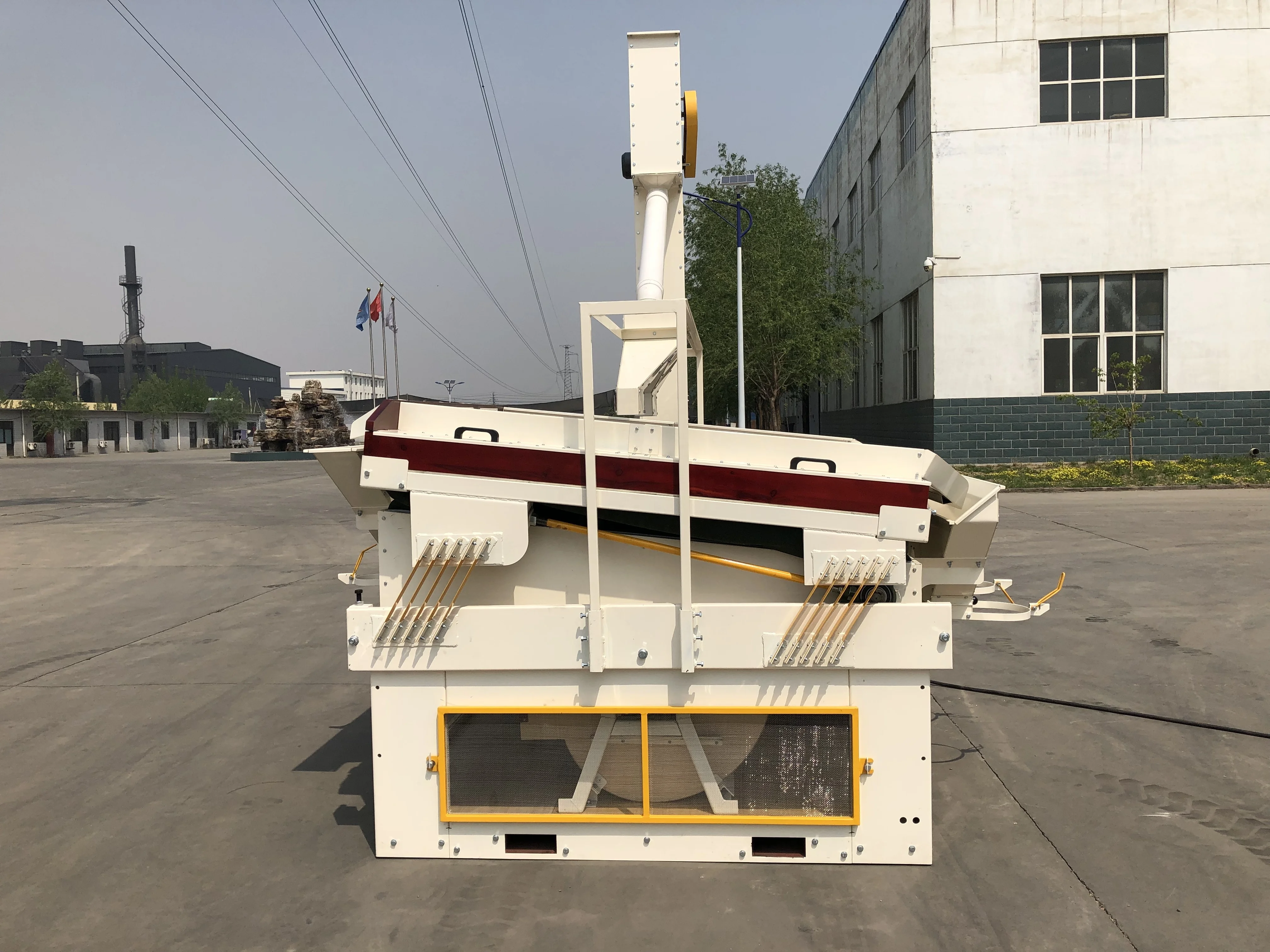 Soybean Destoner Palm Kernel Separator Rice to Stone Removing Machine