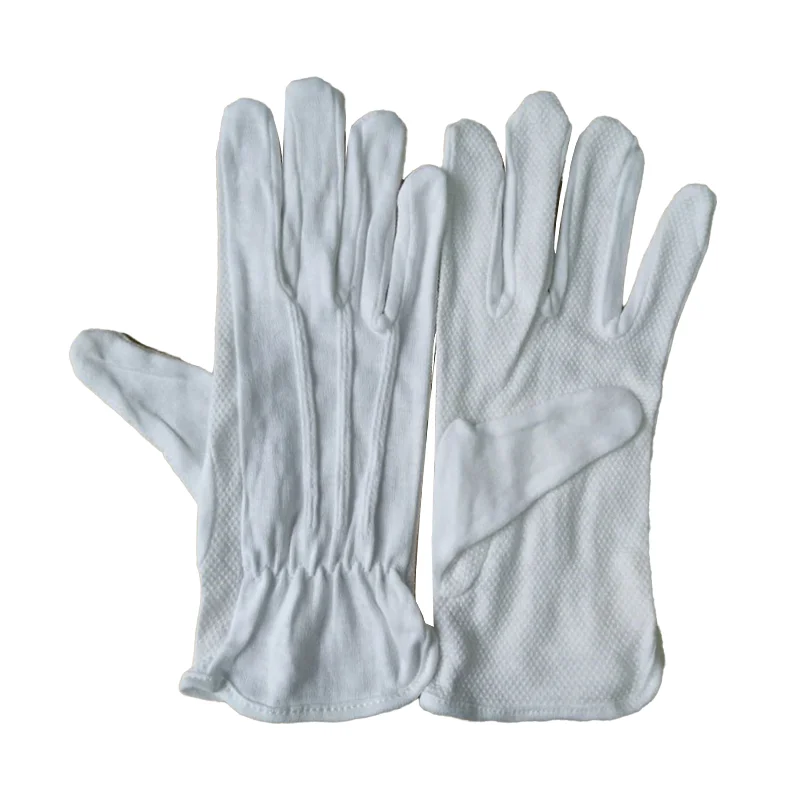 High Grade Cotton Glove Interlock Fingers PVC Dotted on Palm Insulated Waterproof Work Knitted Gloves