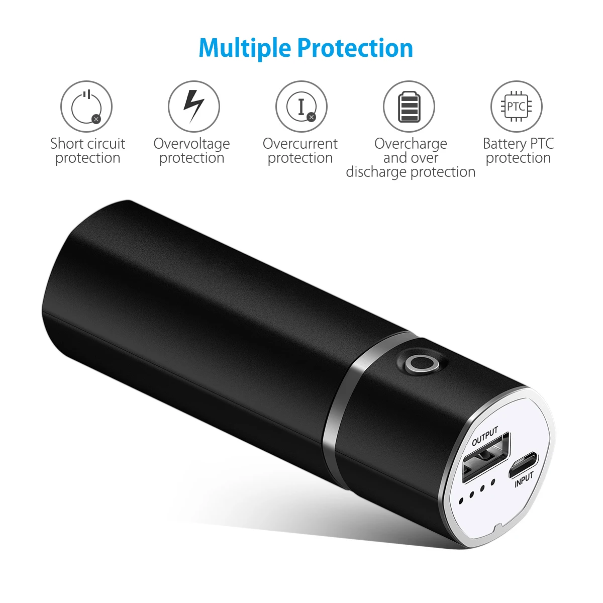 Outdoor Mobile Power Bank 5000mah Mini Portable Charger Ultra Slim