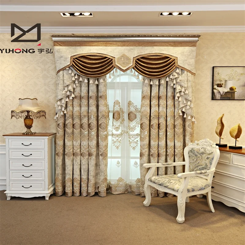 Royal Luxury European Style Ready Made Window Curtain Buy Luxury
