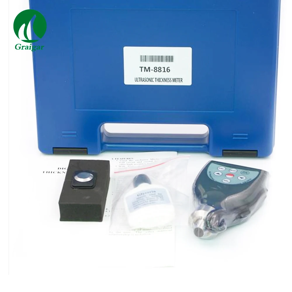 TM-8816 ультразвуковая труба прибор для измерения толщины 0 05-8 дюймов 1 ~ 200 мм