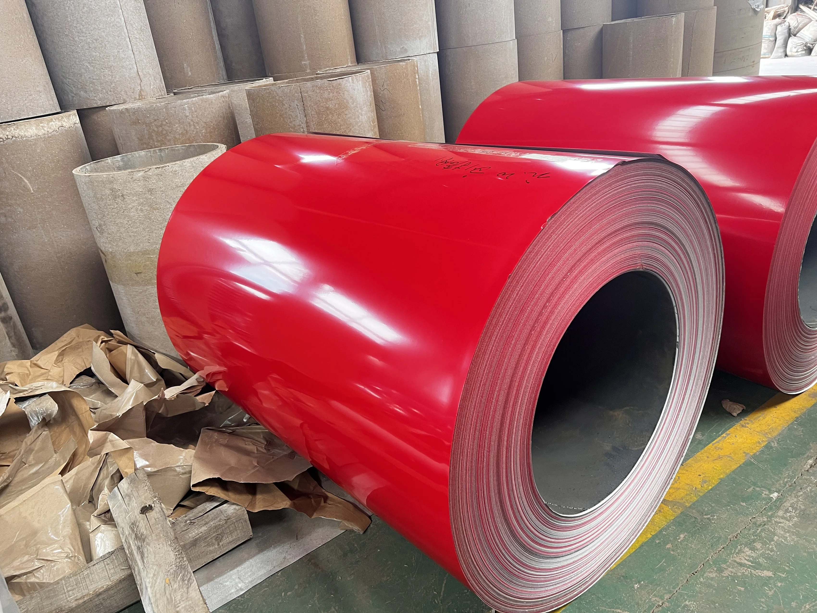 ral9002 prepainted steel coil color prepainted galvalume steel coil 508 mm 0.8mm 1mm 2mm colored galvanized steel coil