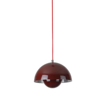 Italy Dinning Room Flying Saucer Pendant Light Indoor Deco Bedside Hanging Lamp Modern Hotel Multi-Color Small Iron Chandelier