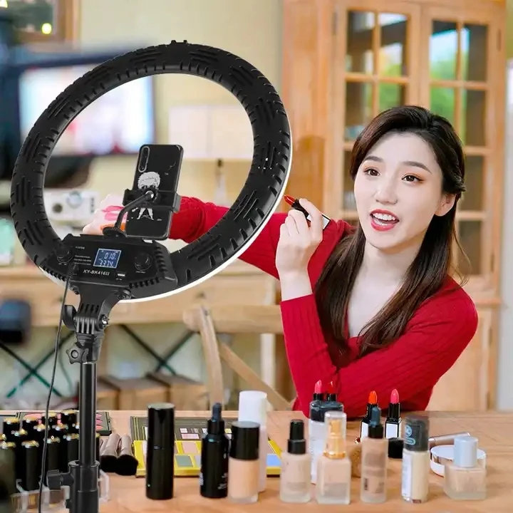 Best Sale KY-BK416II 65W 3200-5500K 18inch Photography Professional Digitek  Buy Retail 18inch Ring Light Suppliers for Tiktok