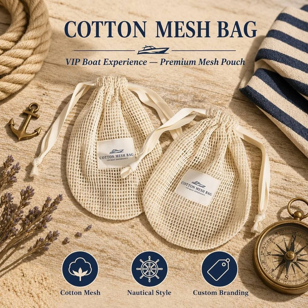 Cotton Mesh Drawstring Pouch Breathable Eco-Friendly Jewelry Gift Packaging Bag Cosmetic Soap Storage Wholesale OEM