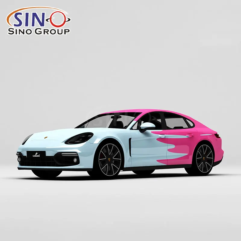 Wholesale Custom Design Car Vinyl Sticker Films Vinyl Foil Cartoon Texture Gradient Auto Wrap Vinyl With Digital Printing