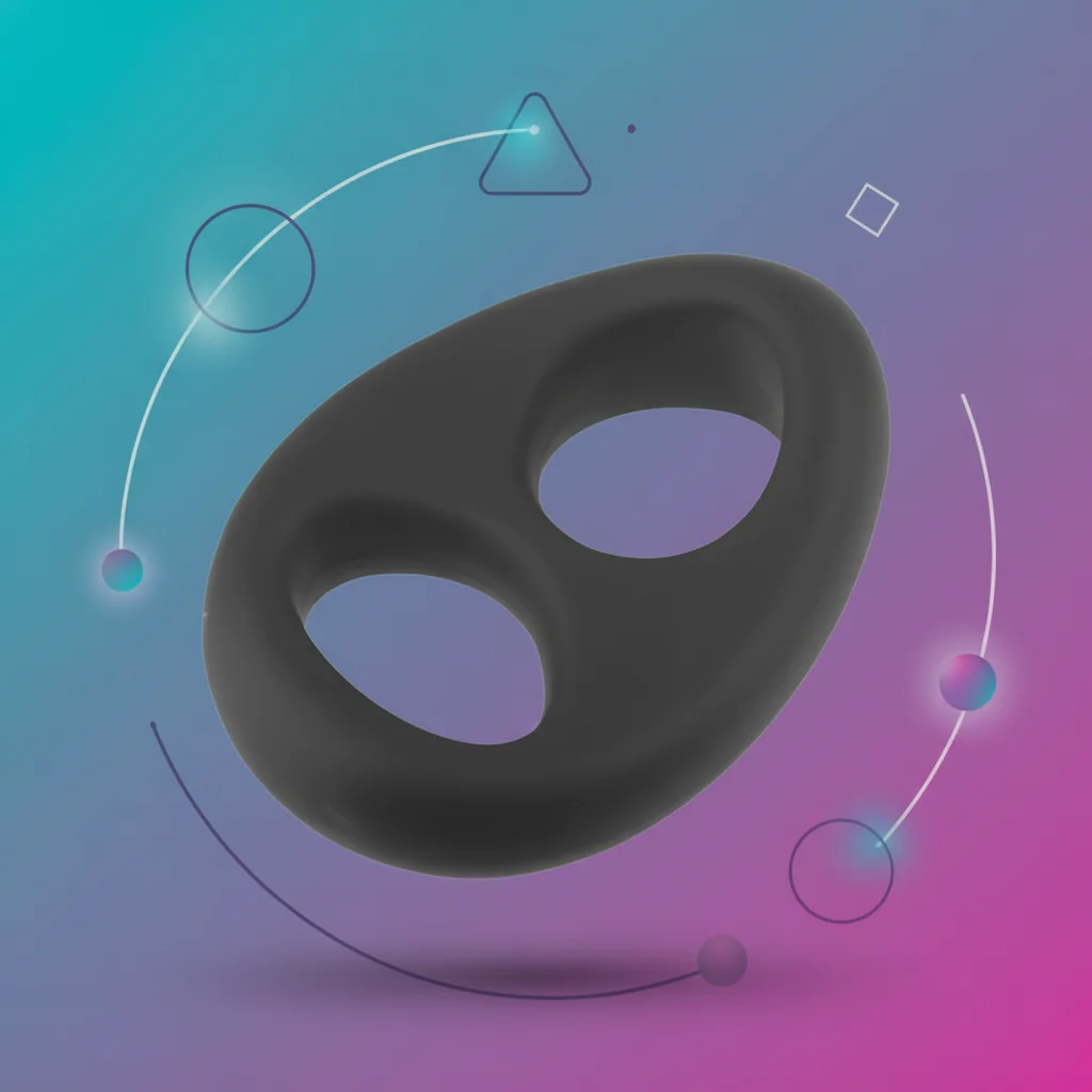 Small Silicone Penis Binding Ring Cock Ring Delayed Ejaculation Chastity Device for Men