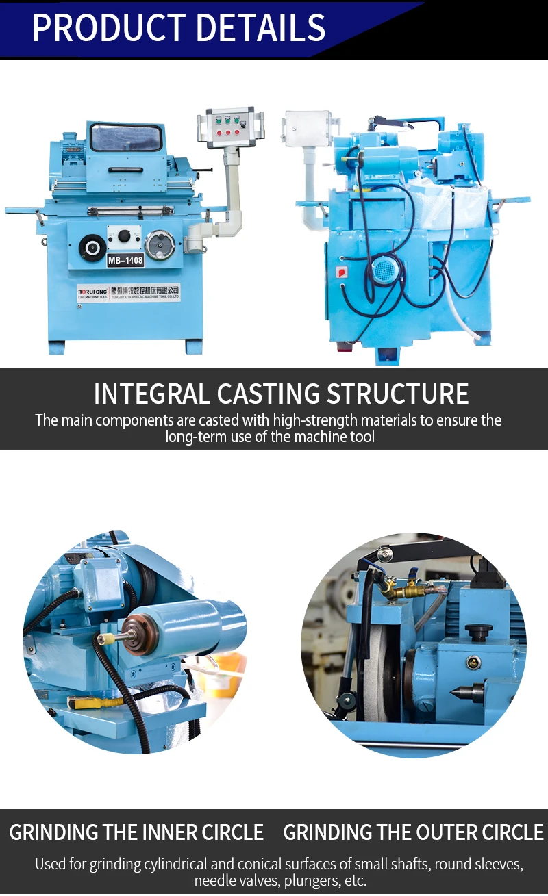 M1408 дешевый маленький цилиндрический шлифовальный станок, шлифовальный станок OD и ID цилиндрический шлифовальный станок
