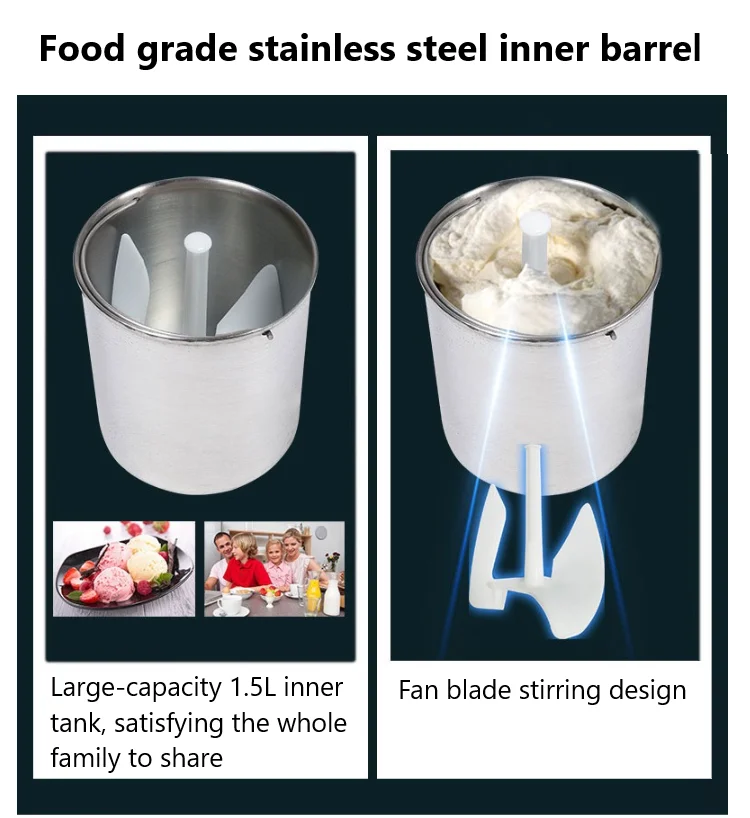 Icm16s Automatic Rapid Refrigeration Super Large Capacity 1.5l 220v