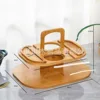 Bamboo and wood wine rack