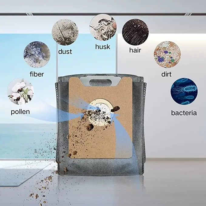 4 Layer Filtration System With Activated Carbon Fabric Dust Bags For