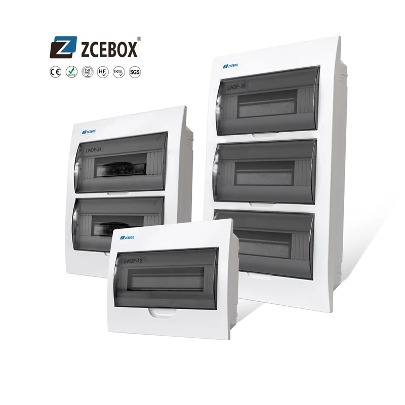 ZCEBOX Db Box Recessed Wall Mounted Boxes Mcb Outdoor Electrical Power Distribution Box Size Factory