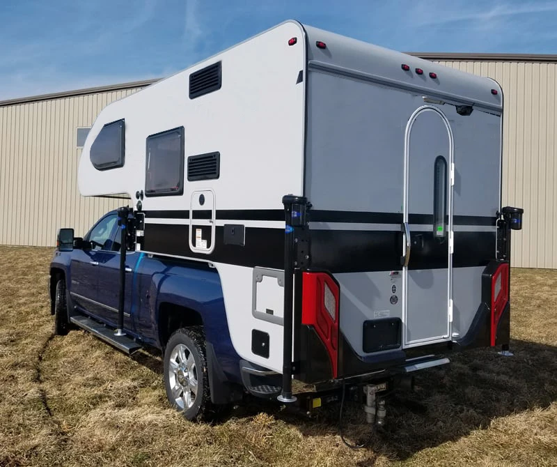 Manley Short in Bed Truck Camper Slide Camper - Durable & Spacious