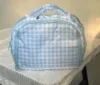 Milk blue plaid