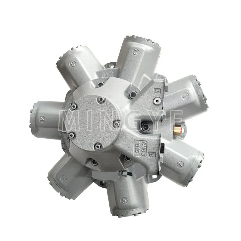 Hmb325 Low Speed High Torque Radial Piston Hydraulic Motor Kpm Staffa Hmb Series For Kawasaki