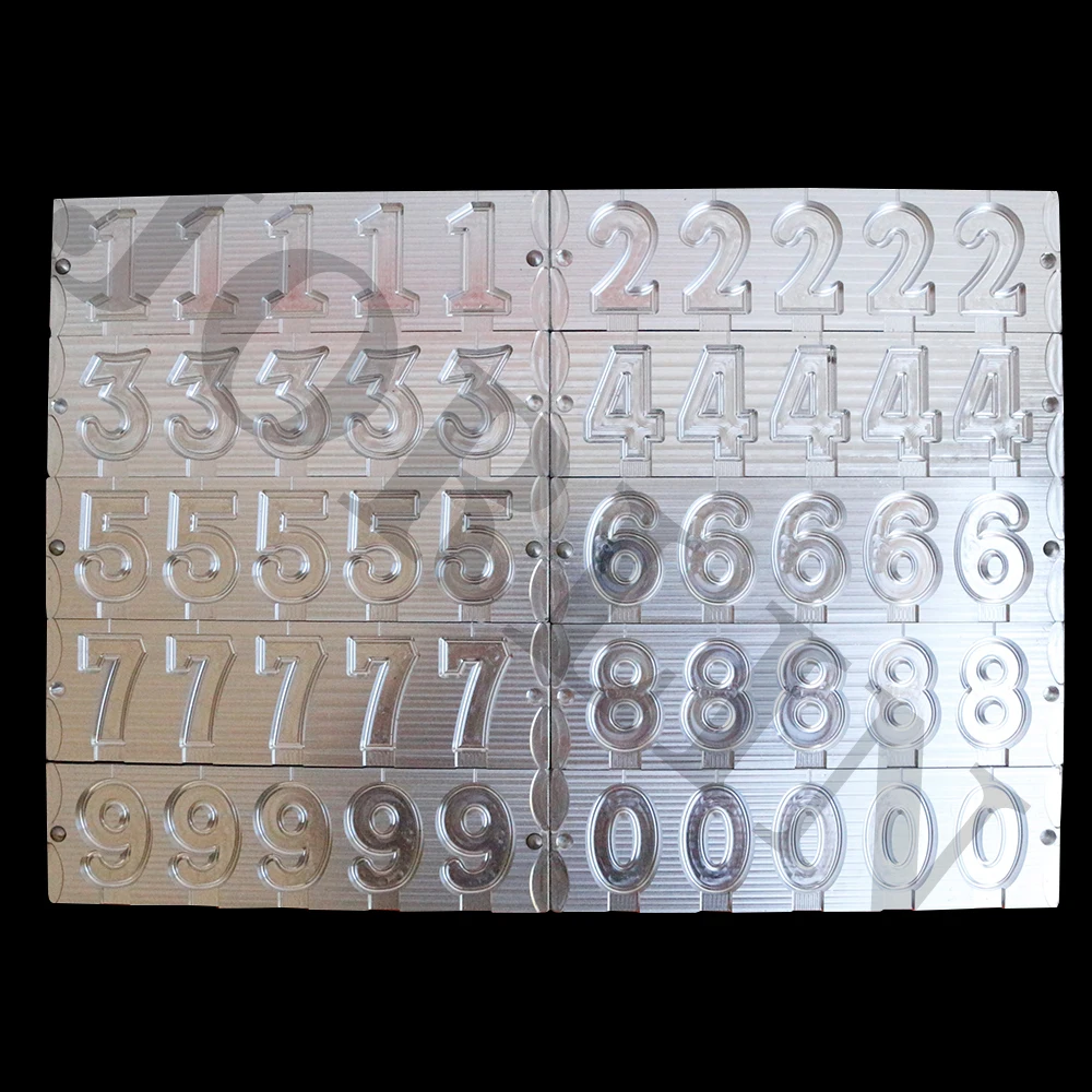 Custom Factory Customize Aluminum Birthday Candle Molds Small Size