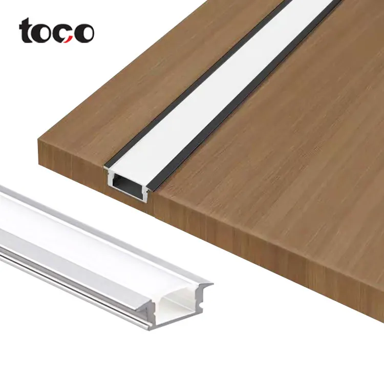Toco Aluminium Led Profile Black Led Aluminium Profile Led Strip Light Led Aluminium Profile Outdoor