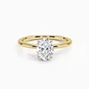 18k Solid Gold Fine Jewelry Engagement Ring
