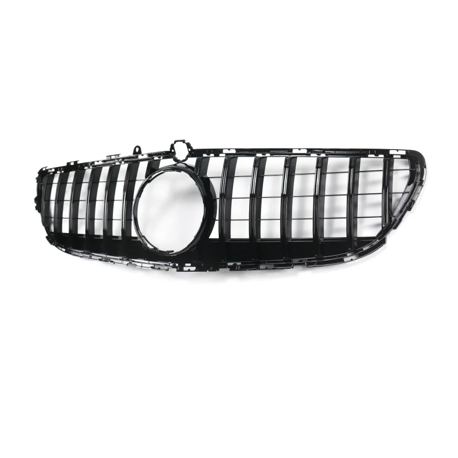 product tiypeor grille for mercedes benz grills cls class w218 2015   2018 car abs gt style front bumper grill black-6