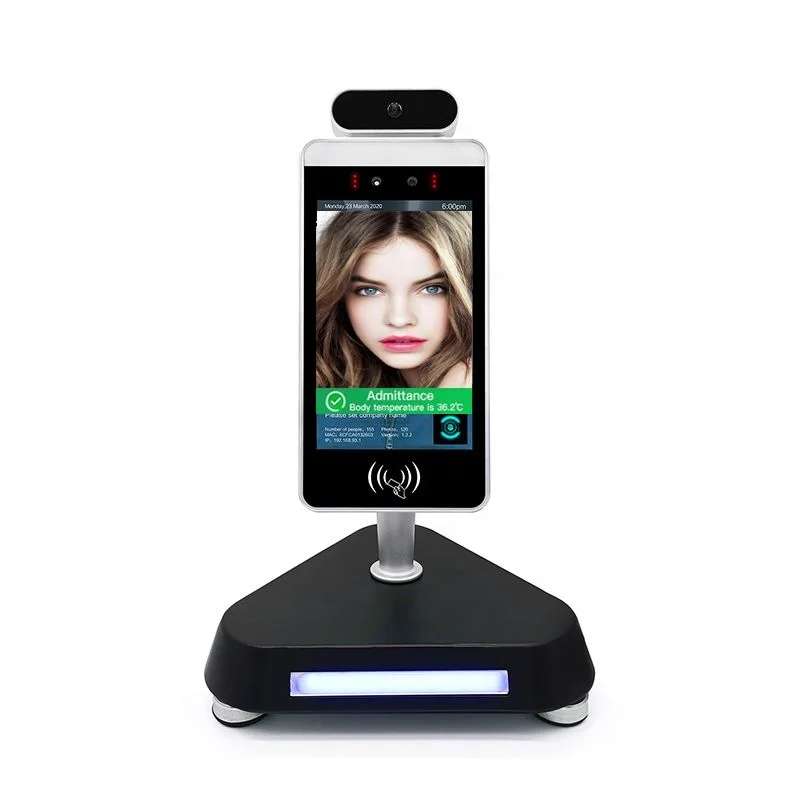 7/8 inch biometric  face recognition door access control  system dynamic camera facial recognition machine