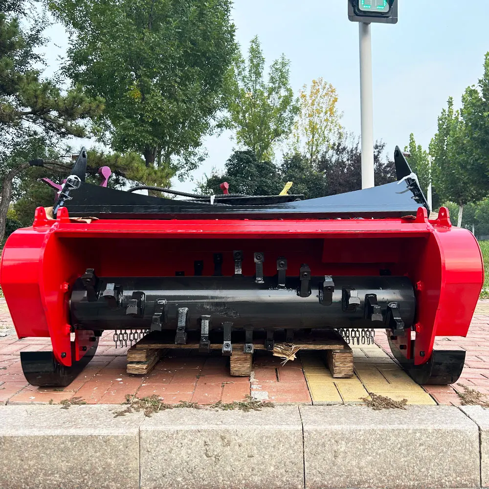 FREESHIPPING Forestry Mulcher Mini Skid Steer Loader Shandong Machinery 36 46  72 Mulcher