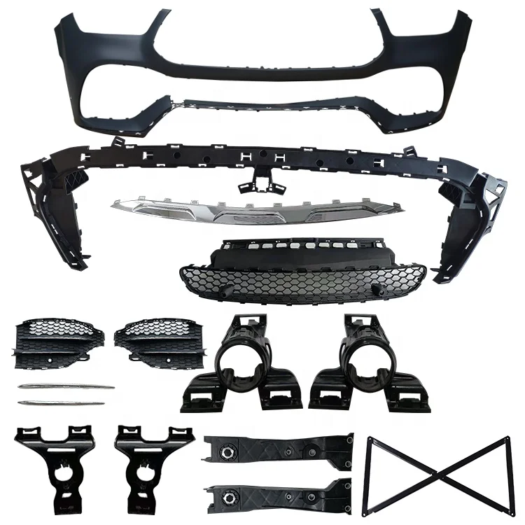 Hot Sale Car Accessories Bumpers Lips Front Bumper Kit for Mercedes benz Clase g Gle W167 2016 Car Body Kit