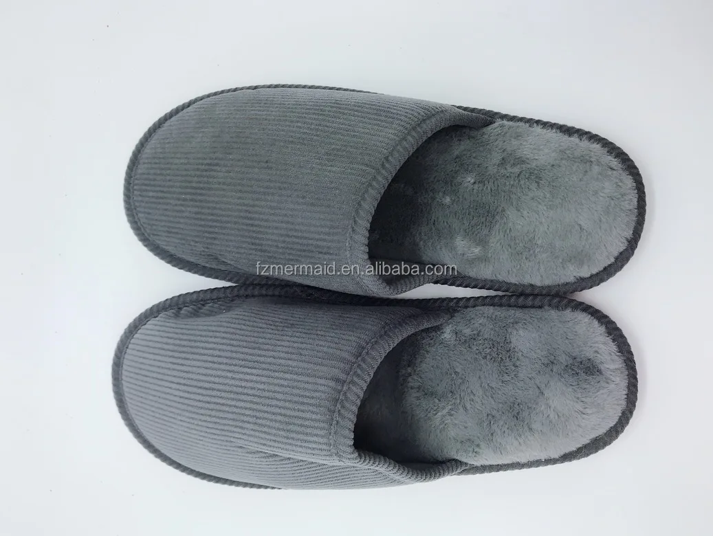 2024 Wholesale Soft Fashion Winter Rubber Faux Fur Comfy Sole Lady Men Slides Plush slippers for Women Cotton House Shoes