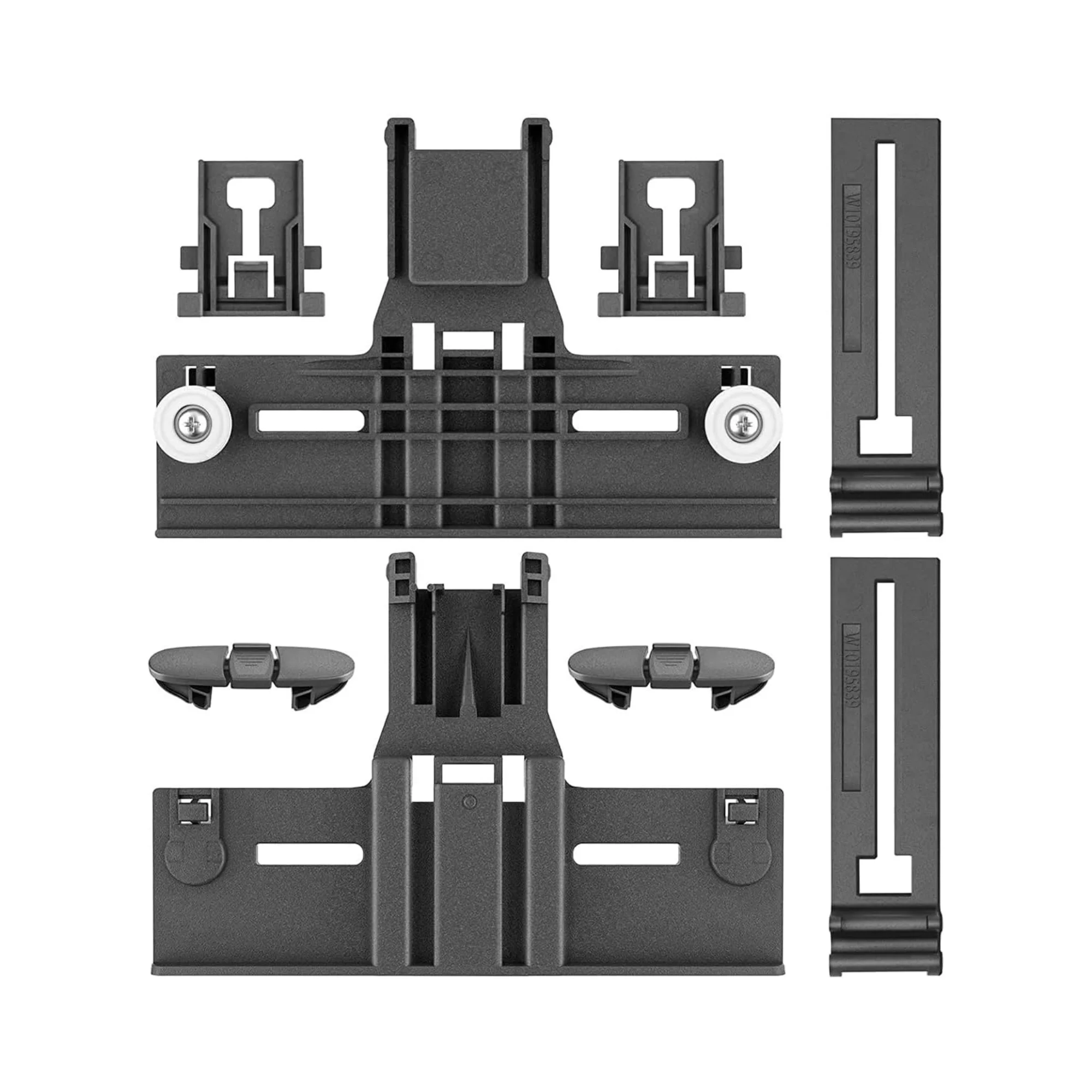 Hoog Kwaliteit Wasmasjien Vervangingsonderdelle Wasmasjien Bovensste Rak Aanpasserkus W10350376 & W10195839 & W10508950 & W10195840(8PCS)