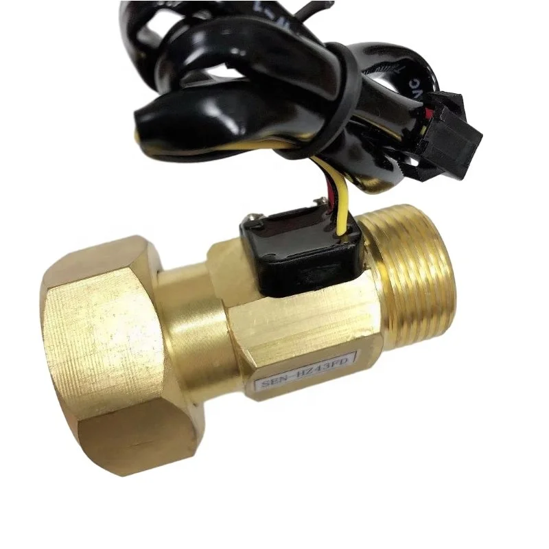Dn880 Water Flow Sensor Flowmeter Counter Sensor G3/4" Brass Fow Meters Chiller Flow Sensor