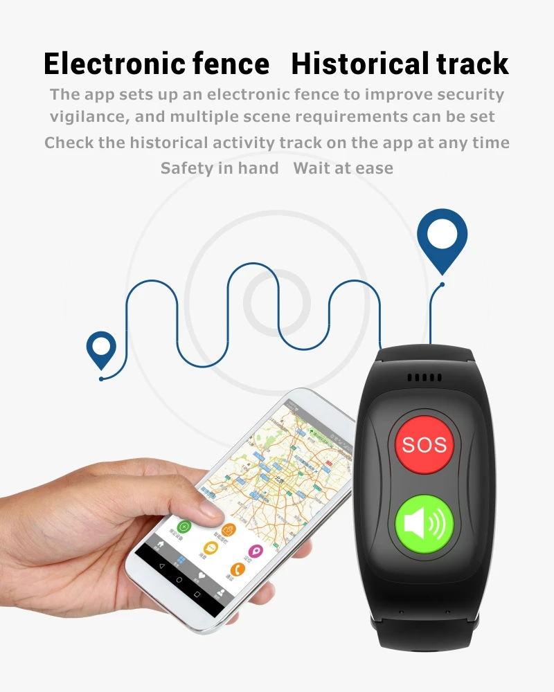 PT 4G Network SOS Fall GPS AGPS LBS WIFI Position Fall Alert Elderly Watches With Temperature Blood Pressure Monitor Braceletsor