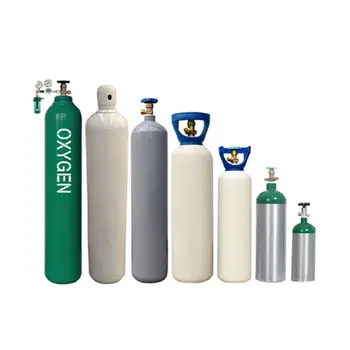 Medical 40 Liters 6m3 Aluminum Empty Oxygen Gas Cylinder Price - Buy ...