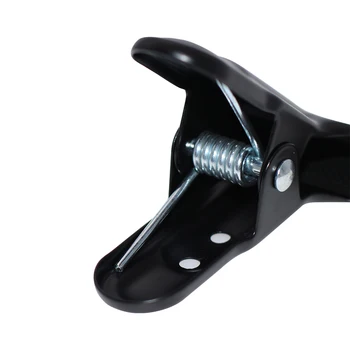 J017 Photo Studio Heavy Duty Metal Spring Clamp Backdrop Clip for Photography Background Backdrops With Ball Head detail image
