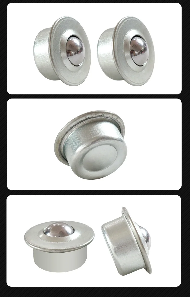 CY15H CY22H  Ball Transfer Units Nylon steel ball stamped galvanized universal wheel Heavy Duty Ball Diamond Bearing