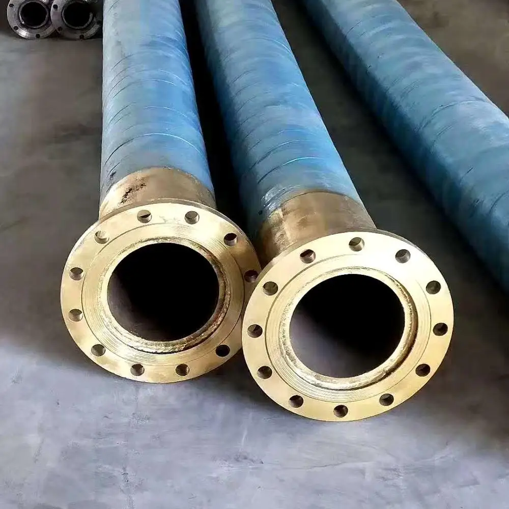 Hydraulic oil pipe rubber hose assembly