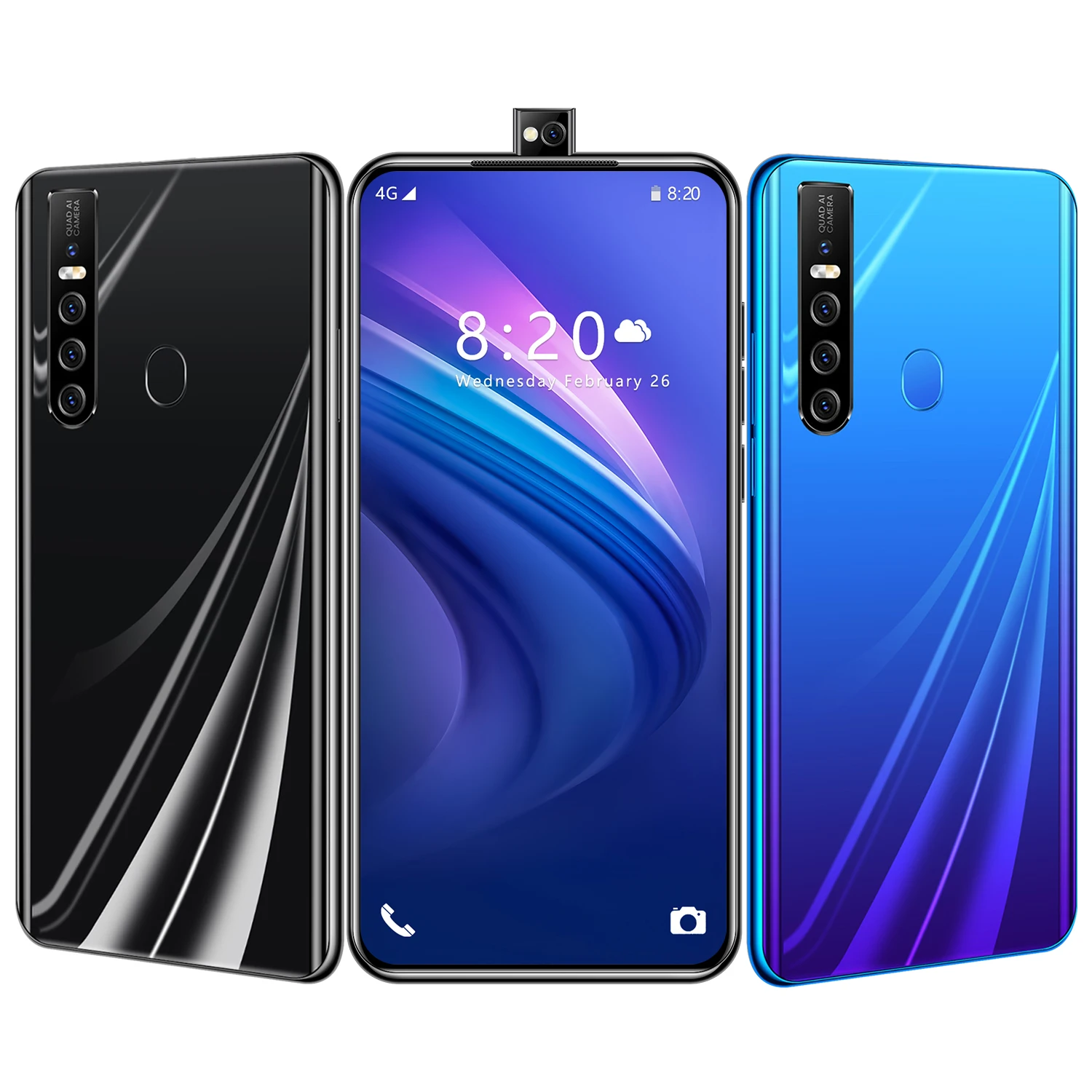 
 НОВЫЙ разблокирован смартфон Nex 4S 6,7 дюймов с двумя сим карты уход за кожей лица/отпечаток пальца ID аппарат не привязан к оператору сотовой связи Android 10,0 8 ГБ + 256 ГБ Celulares  