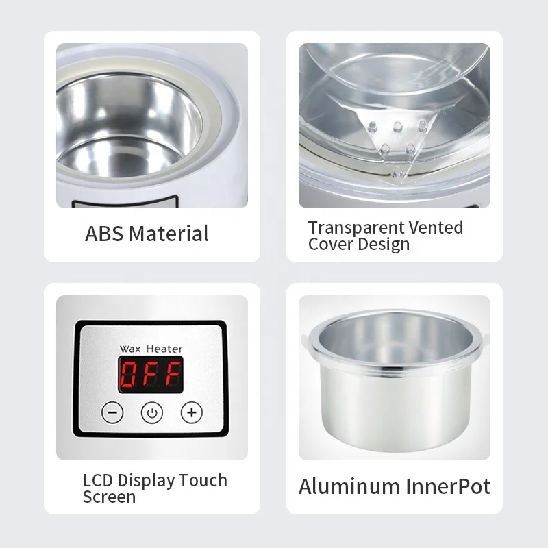 Бытовой горшок для плавления жемчужного белого воска, салонное оборудование, контроль температуры, устройство для удаления волос, нагреватель