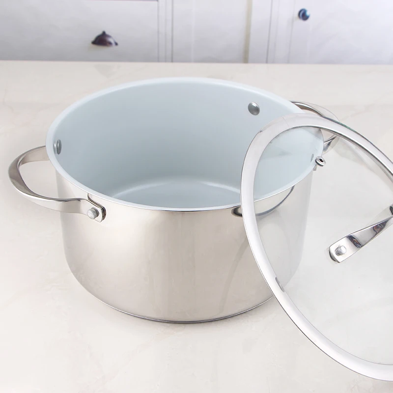 High Quality Multi Functional  Kitchenware Stainless Steel Non Stick Cookware Set