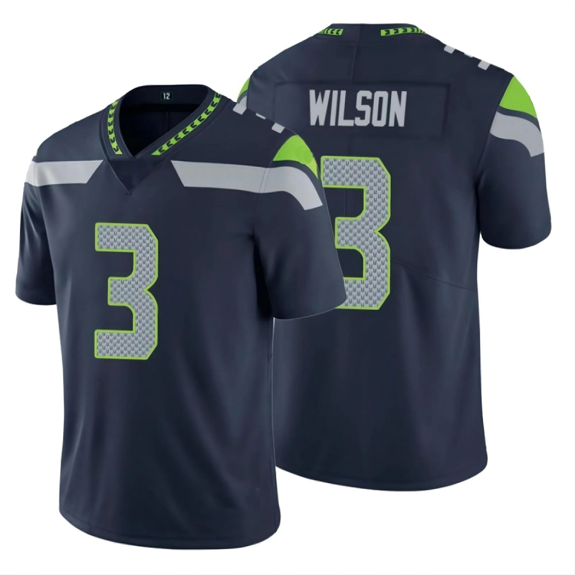 Wholesale Youth 3 Russell Wilson 14 DK Metcalf Kids American Football Jersey  Stich S-5XL From m.