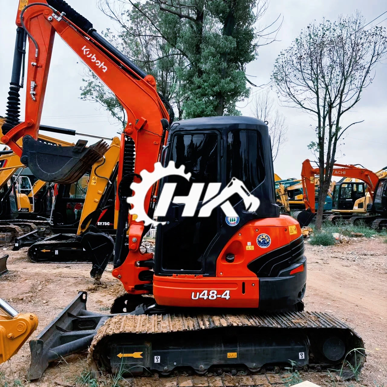 HANG KUI  U48 4.8tons 95%new Original Japanese with EPA,CE Agricultural Used 48 Excavator for Digging