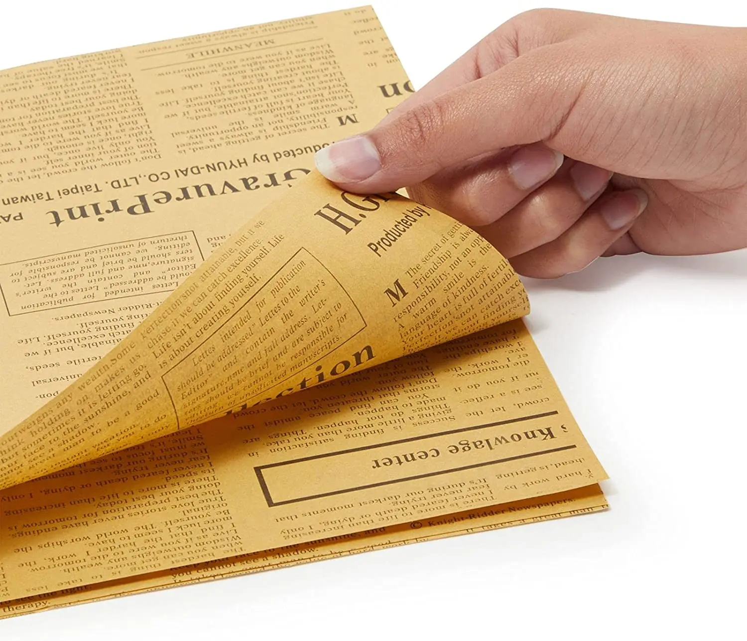 Newsprint Packing Paper Sheets For Moving Unprinted Gift Wrapping Clean