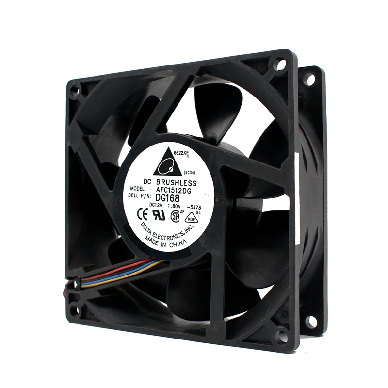 15050 Afc1512dg 12V 1.80A DC 15cmファン PWM 150×150×50mm 高速