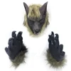 Gray mask + gloves